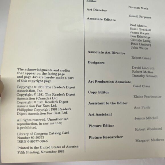 Reader's Digest BACK TO BASICS Hardcover Book 1981 - Picture 3 of 16